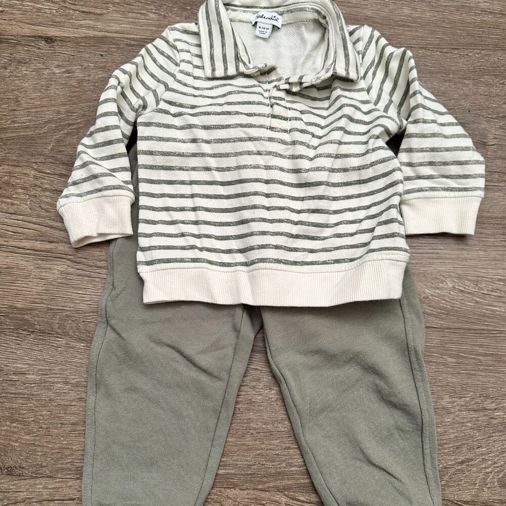 Splendid Polo and Jogger Set for Baby Sz 6-12M